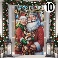 Fundas Navideñas Premium™ - Dale magia a tu puerta 🎄🚪