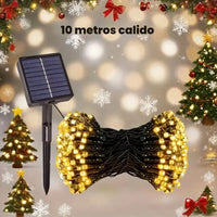 Luces Solar Navideñas™ 10m – Magia nocturna