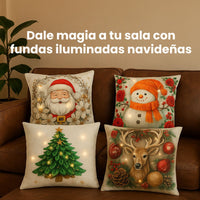 Set Fundas Led Edición Navideña x 4 🎄🎅