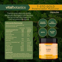 T-STO GOLD Potenciador Muscular💊✨