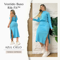 Set Vestido Buso Rib Fit™ 🌸