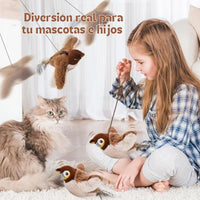 Pajarito BirdPlay Diversión Felpuda para tu Gato