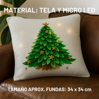 Set Fundas Led Edición Navideña x 4 🎄🎅