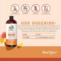 Multivitamínico Líquido MaryRuth’s x 887 ml – Cabello y Piel Radiante 🍑💆♀️