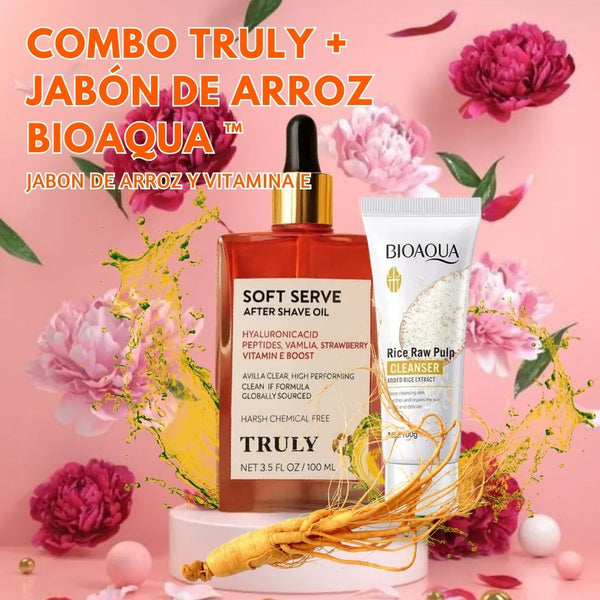 Combo Truly + Jabón de Arroz Bioaqua 🧼🍓
