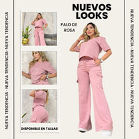 Conjunto Palazzo FashionFit™ 🍑🌸