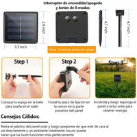 Luces Solar Navideñas™ 10m – Magia nocturna