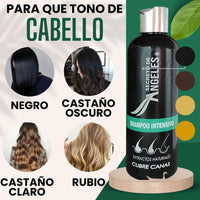 Shampoo Angeles Cubrecanas + 2 OBSEQUIO 🖤🧔🏻♀️