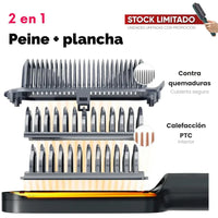 HairMaster Pro 2 en 1™ - Liso Radiante & Sin Frizz en Minutos ✨