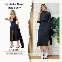 Set Vestido Buso Rib Fit™ 🌸