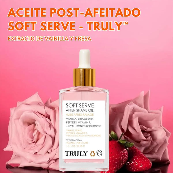 Aceite Post-Afeitado Soft Serve 🍓🌸