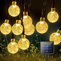 Luces LED de Bolitas Solares – sin cables ni consumo de energía 🌟