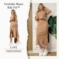 Set Vestido Buso Rib Fit™ 🌸