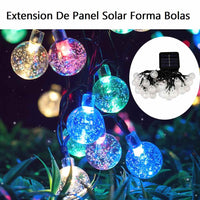Luces LED de Bolitas Solares – sin cables ni consumo de energía 🌟
