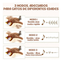 Pajarito BirdPlay Diversión Felpuda para tu Gato