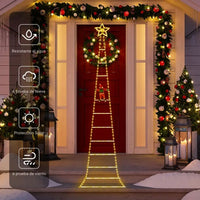 Noel Lights™ - Escalera Navideña con Papá Noel 🎅🎄