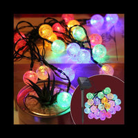 Luces LED de Bolitas Solares – sin cables ni consumo de energía 🌟