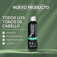 Shampoo Angeles Cubrecanas + 2 OBSEQUIO 🖤🧔🏻♀️