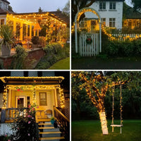 Luces Solar Navideñas™ 10m – Magia nocturna