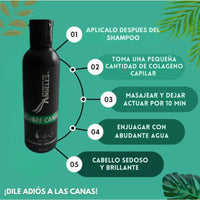Shampoo Angeles Cubrecanas + 2 OBSEQUIO 🖤🧔🏻♀️
