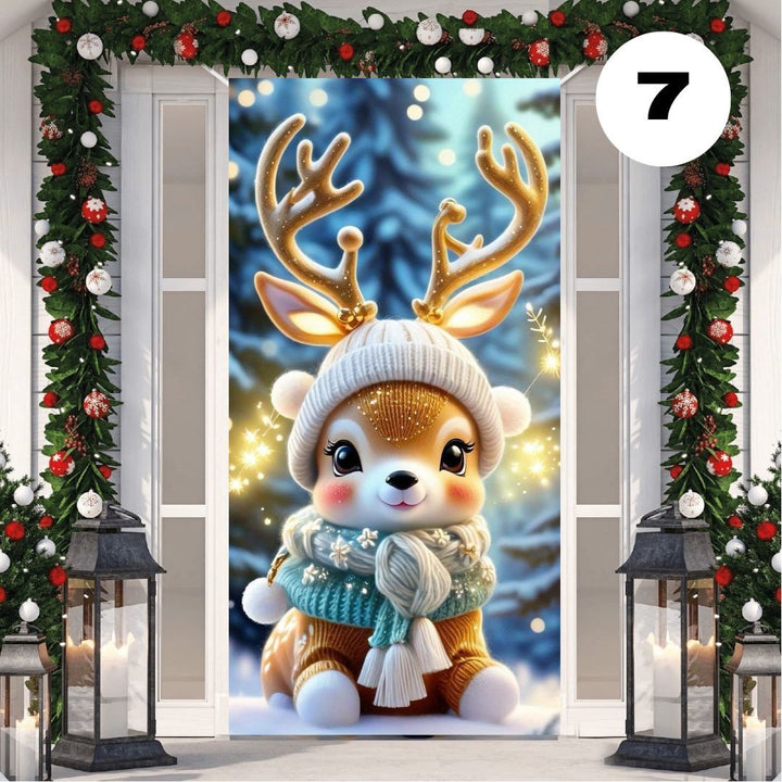 Fundas Navideñas Premium™ - Dale magia a tu puerta 🎄🚪