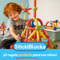 StickiBlocks - Juego de Fichas Magnéticas Premium😄✨