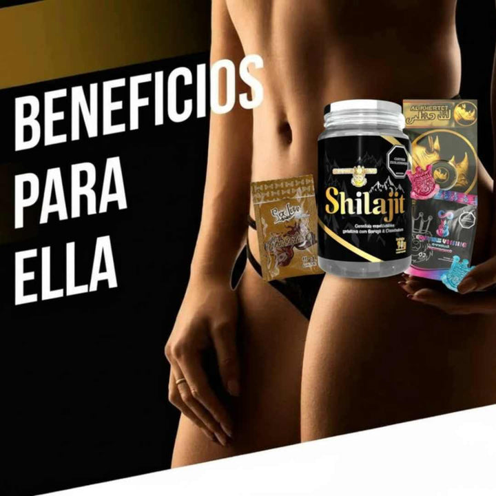 Shilajit + Rhino + Choco + Vi King – Energía, Potencia y Sabor en Cada Goma 💪🔥