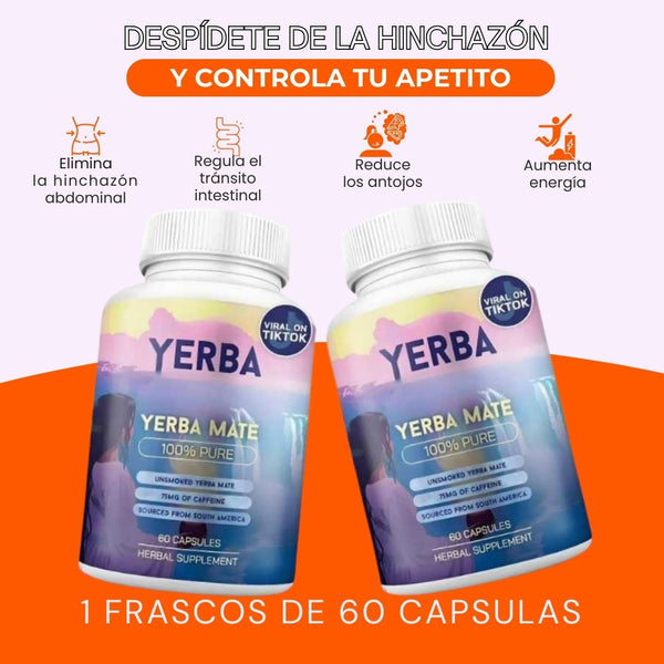 Yerba Magic x 60 Cáps Fórmula Herbal Digestiva  Bienestar Diario