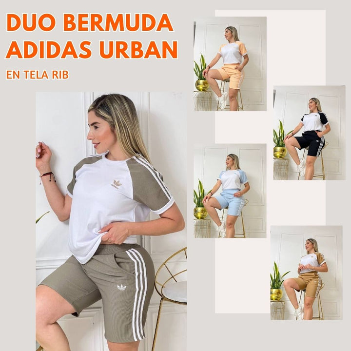 Duo Bermuda Adidas Urban ✨🧸