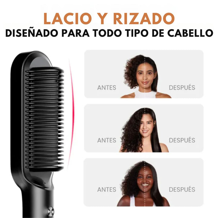 HairMaster Pro 2 en 1™ - Liso Radiante & Sin Frizz en Minutos ✨