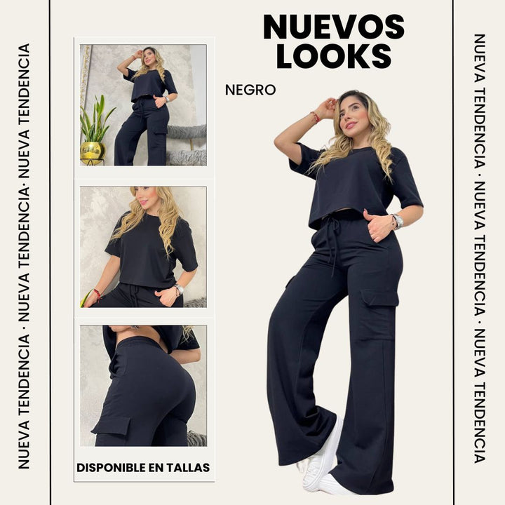 Conjunto Palazzo FashionFit™ 🍑🌸