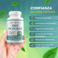 DHT Blocker Anticaída Premium – Cabello Fuerte y Abundante 🧔🏻‍♂️