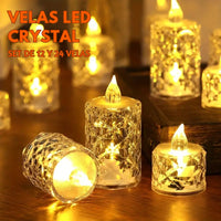 Velas Led Crystal x 12 y 24