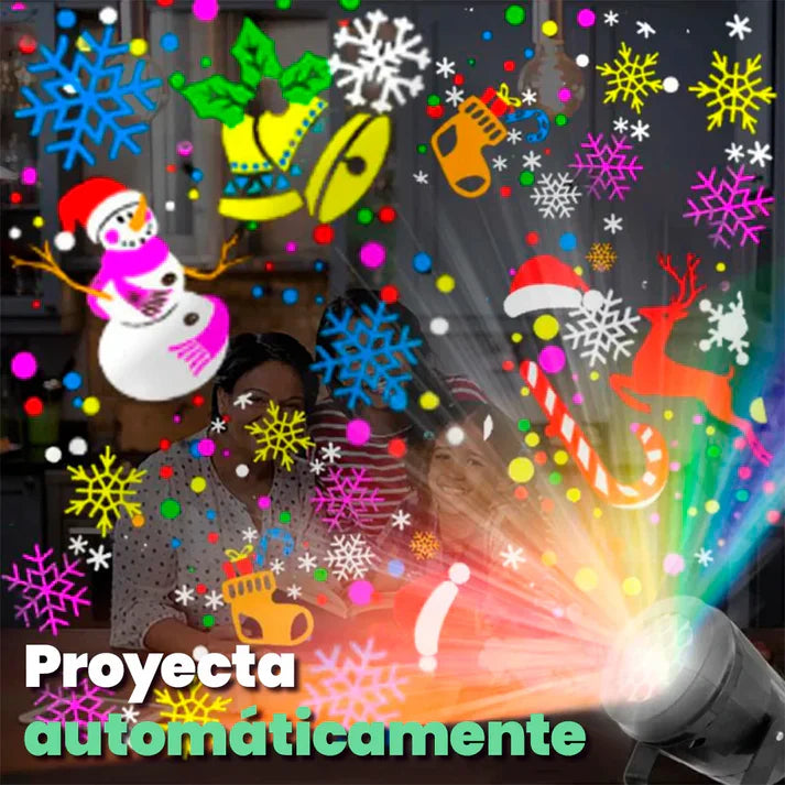 Proyector Exterior de luz Figuras Navideñas✨💫