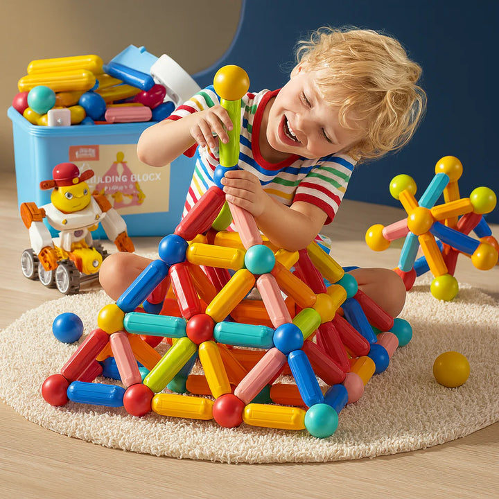 StickiBlocks - Juego de Fichas Magnéticas Premium😄✨