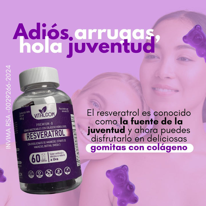 Gomitas Resveratrol Premium-B