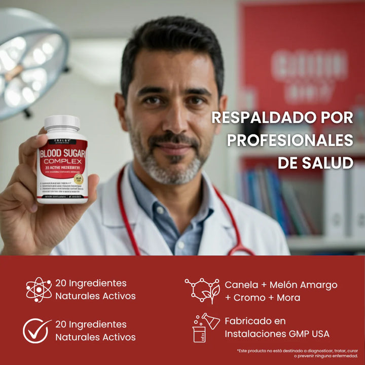 Blood Sugar Complex – Equilibrio Metabólico y Energía Natural🌿🍃
