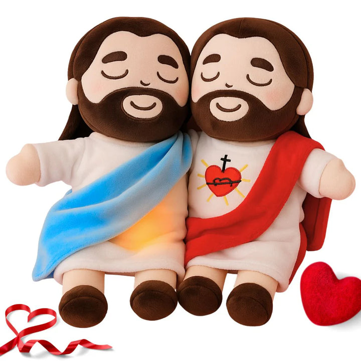 PELUCHE DE JESUS QUE RESPIRA - FUENTE DE PAZ Y REFUGIO❤️‍🩹🙏