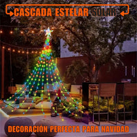 Cascada Estelar solar 2,20 metros🎄🌞