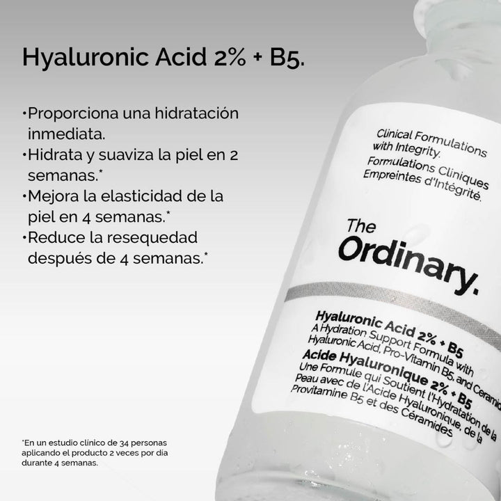 ÁCIDO HIALURÓNICO 2% + B5 THE ORDINARY✨👵🏻