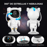 Proyector de Galaxia Astronauta🧑‍🚀✨