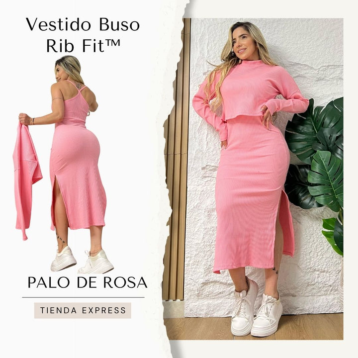 Set Vestido Buso Rib Fit™ 🌸