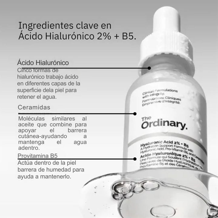 ÁCIDO HIALURÓNICO 2% + B5 THE ORDINARY✨👵🏻