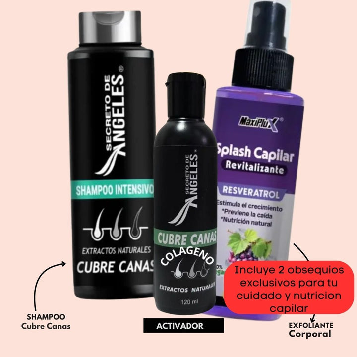 Kit Cubre-Canas + Splas Capilar Resveratrol 💦✨