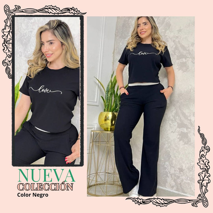 Conjunto Rib Love 💖✨