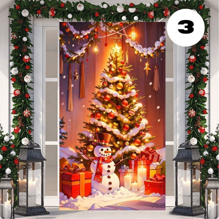 Fundas Navideñas Premium™ - Dale magia a tu puerta 🎄🚪