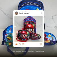 Mochila 3D Escolar - TrioSport™ 🎒🧳