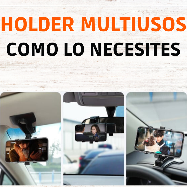 SOPORTE MÓVIL 360° - MULTICAR PRO™ 🚗📱