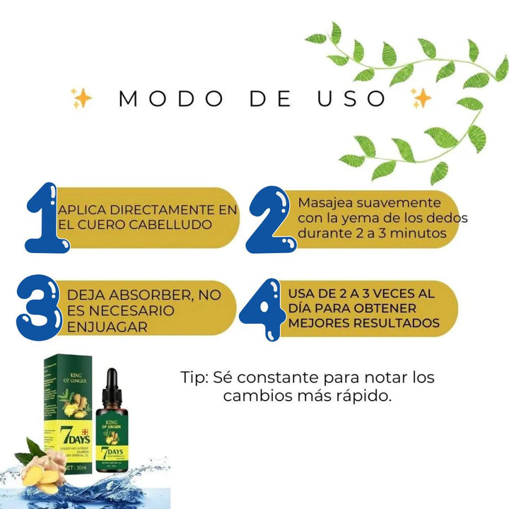 King of Ginger – Aceite Esencia Capilar
