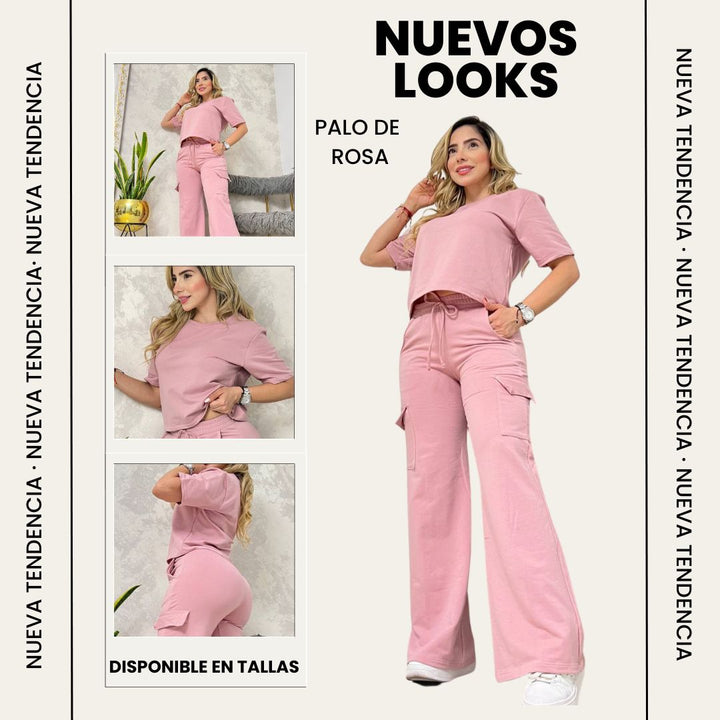 Conjunto Palazzo FashionFit™ 🍑🌸